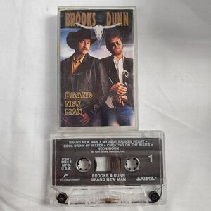Brooks & Dunn – Brand New Man Cassette Album 1991 Arista Records